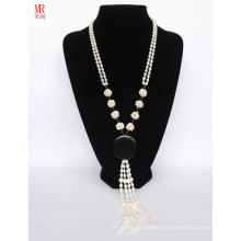 Fancy Long Freshwater Pearl Necklace